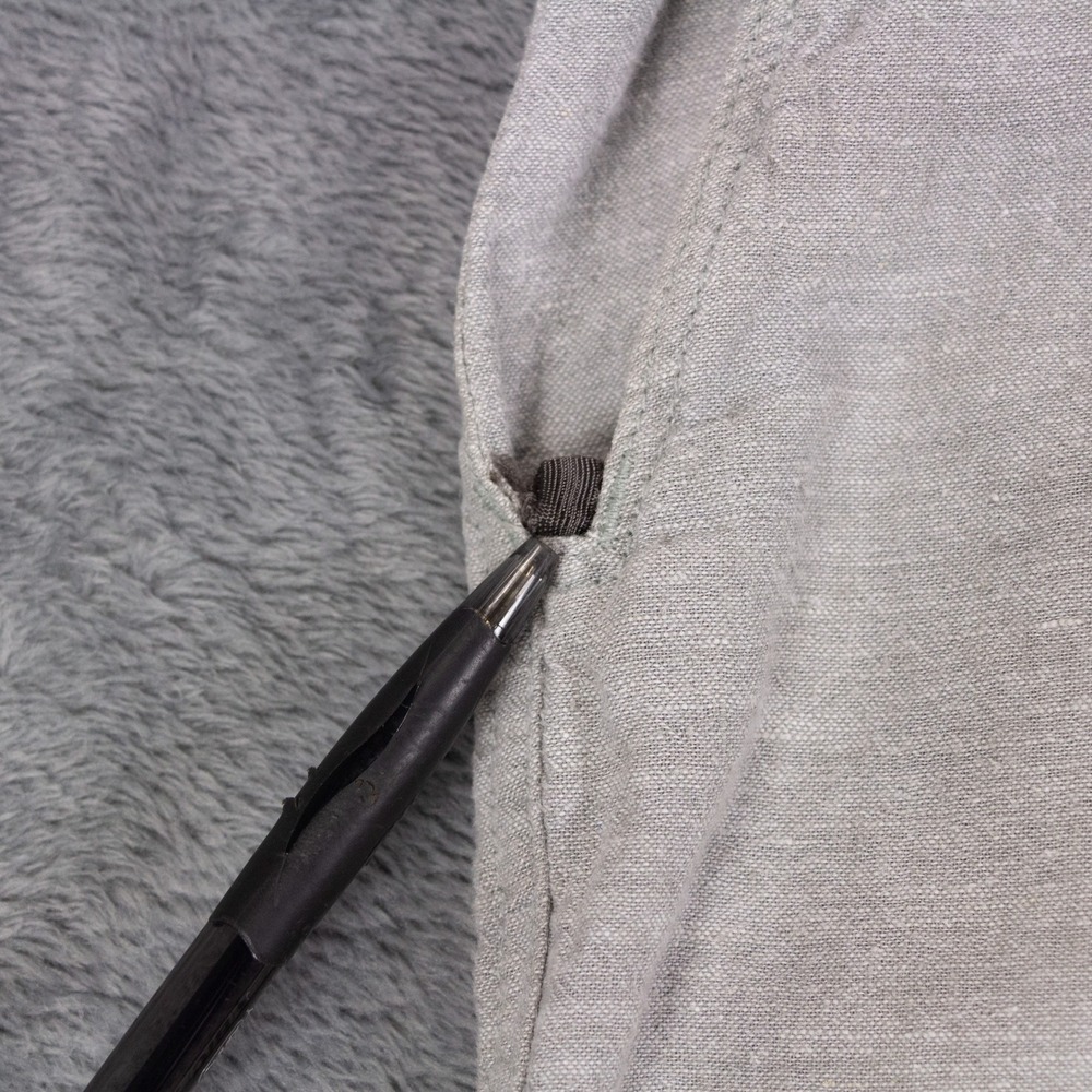 Patagonia Back Step Shorts Mens 38 Grey Hemp Cotton Breathable Flat Front 10" - Picture 3 of 12